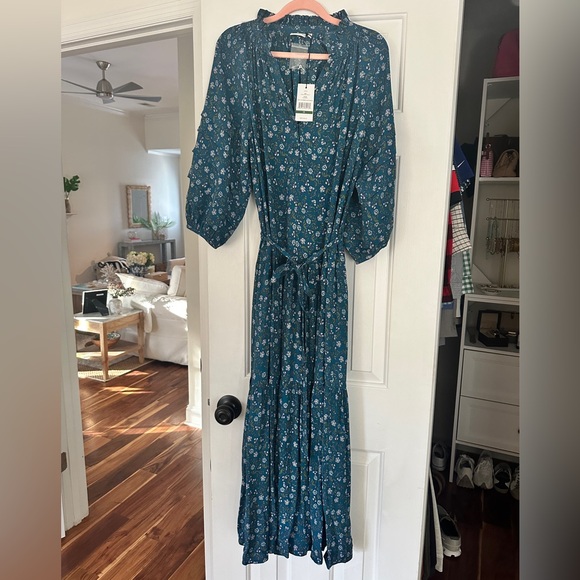 Blue floral maxi dress - never worn - tags still attached - Picture 3 of 6